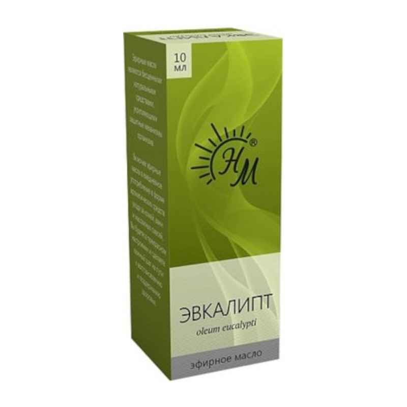 Изображение товара Эфирное масло эвкалипта 10 мл Натуральные масла для ароматерапии и здоровья
