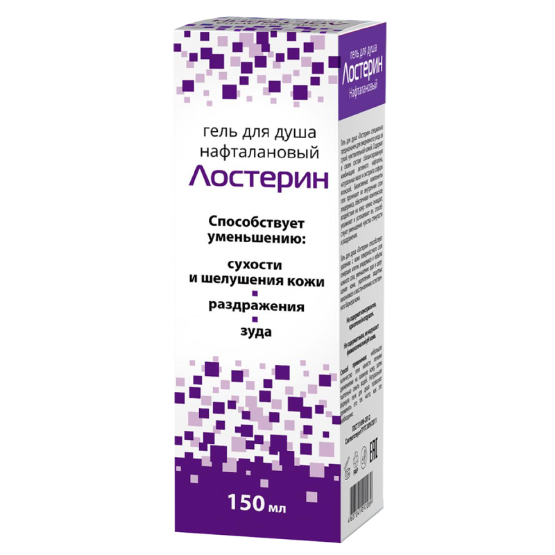 Изображение товара Лостерин Гель для душа нафталановый 150 мл для сухой и раздраженной кожи