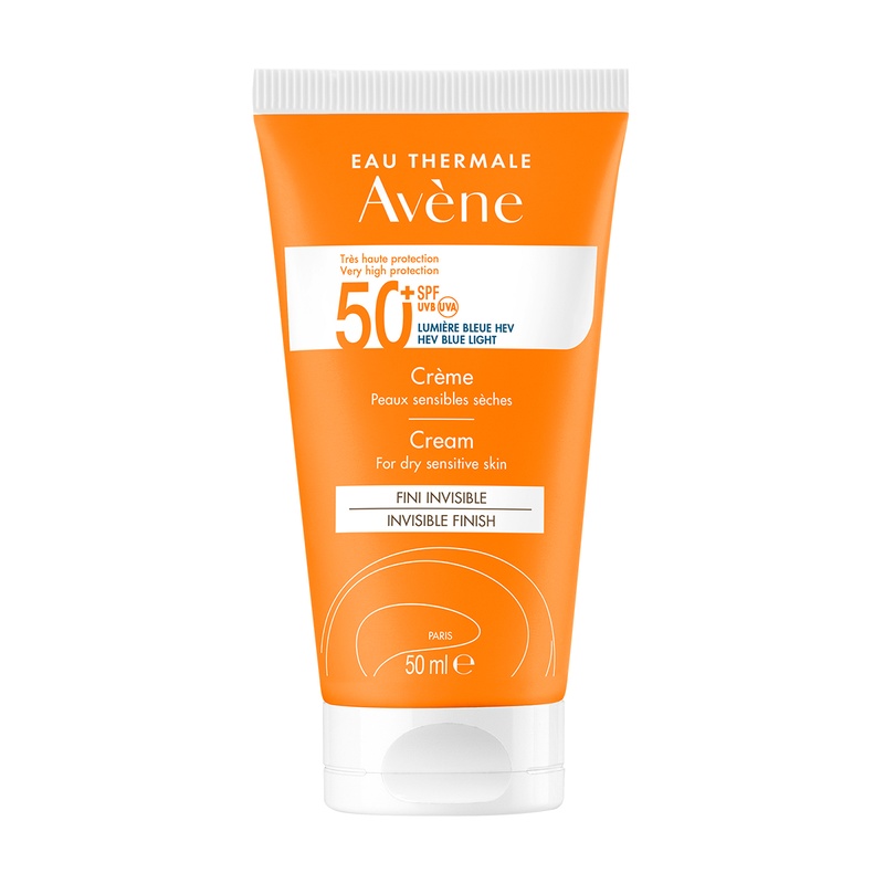 Изображение товара Avene Sun Крем SPF50+ для сухой чувствительной кожи без отдушек 50 мл