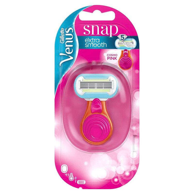 Изображение товара Женская компактная бритва Gillette Venus Snap с 5 лезвиями и дорожным футляром