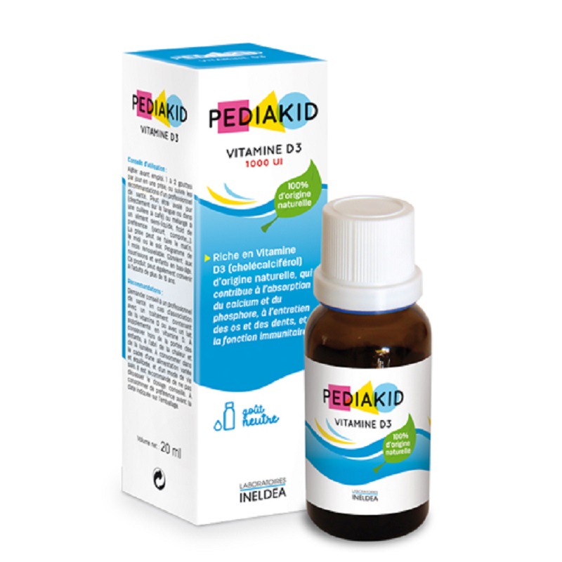 Изображение товара PEDIAKID Витамин Д3 капли для детей 20 мл натуральный препарат во Франции