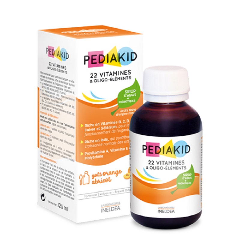Изображение товара PEDIAKID 22 Витамины и Олигоэлементы сироп 125 мл для детей Francе