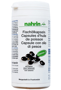 Изображение товара Nahrin Рыбий жир капсулы 100 шт — источник омега-3 для здоровья сердца и мозга