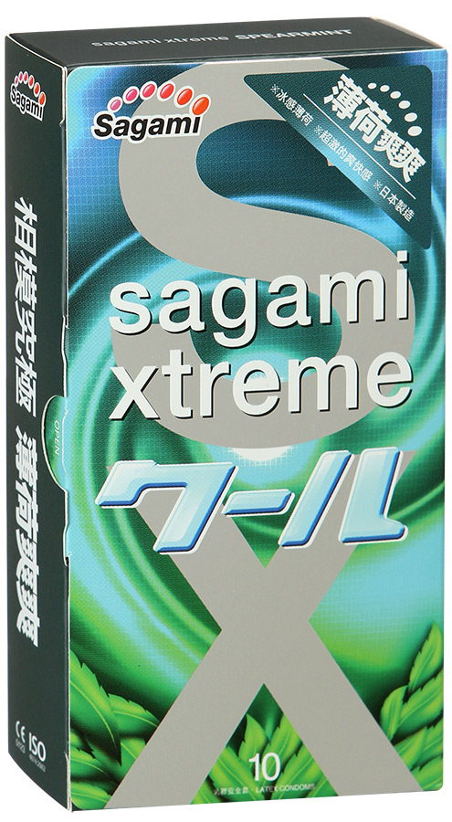 Изображение товара Sagami Xtreme Mint презервативы с ароматом мяты 10 шт - Япония