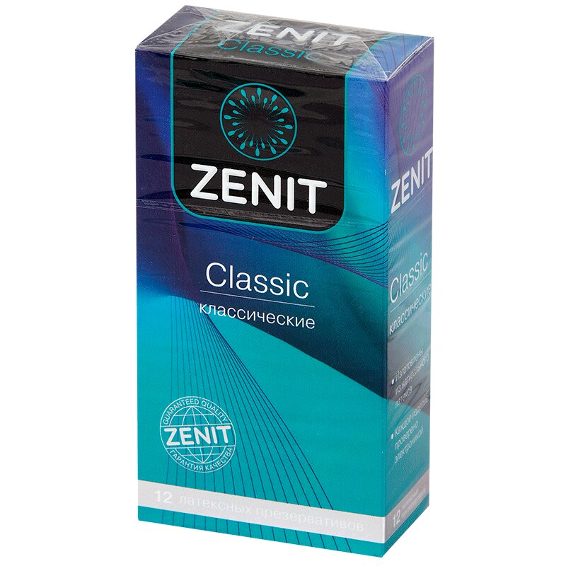 Изображение товара Классические презервативы Zenit Classic 12 шт - надежная защита и комфорт