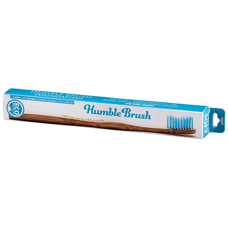 Изображение товара Ufeelgood Бамбуковая зубная щетка Синяя для здоровья зубов