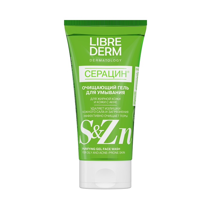 Изображение товара Librederm Seracin Гель для умывания очищающий 150 мл для жирной и проблемной кожи
