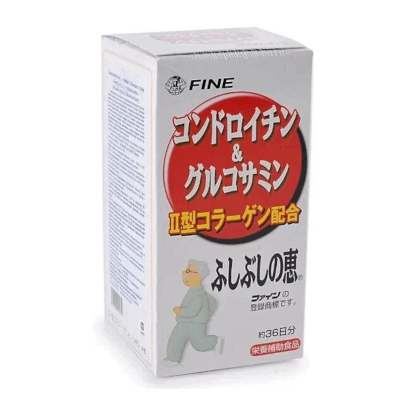 Изображение товара Fine Japan Хондроитин Глюкозамин таблетки 545 штук для здоровья суставов