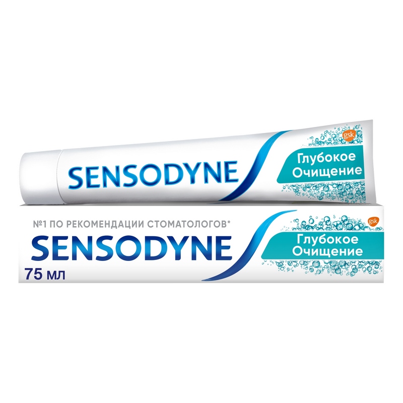 Изображение товара Sensodyne Глубокое очищение зубная паста 75 мл для чувствительных зубов