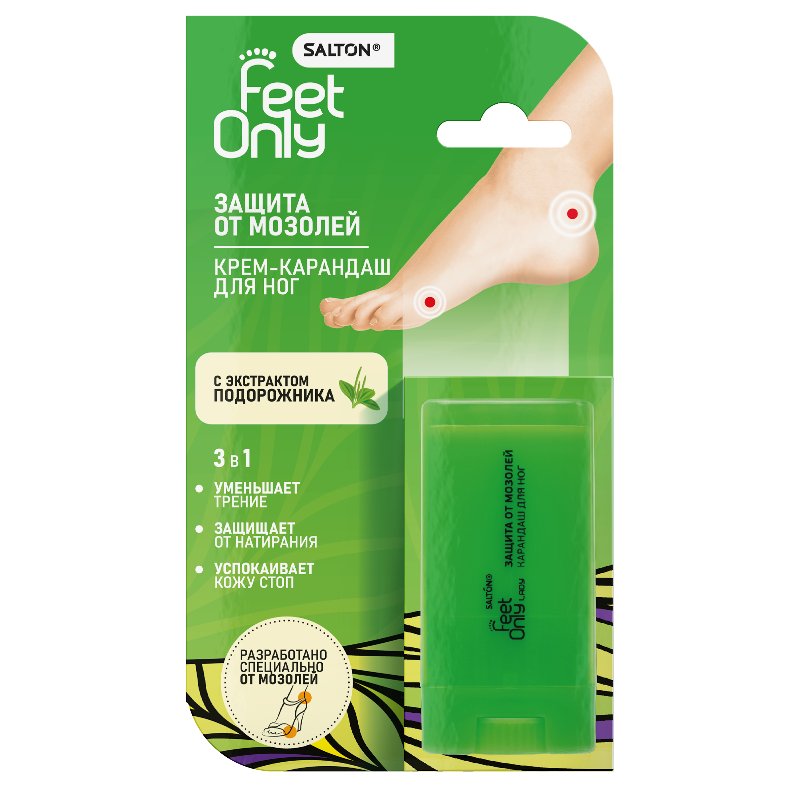 Изображение товара Карандаш защитный от мозолей для женщин Salton Feet Only Lady 14 мл