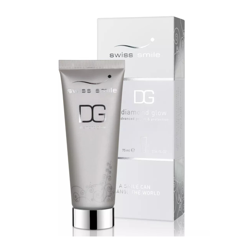 Изображение товара Swiss Smile Даймонд Глоу отбеливающая зубная паста с алмазной пудрой 75 мл