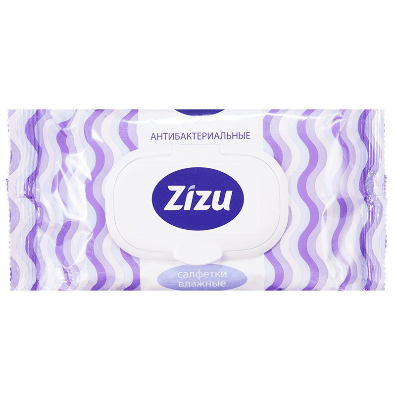 Изображение товара Салфетки влажные антибактериальные Zizu 40 шт