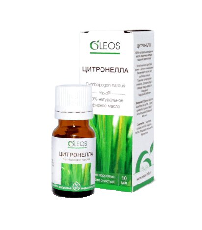 Изображение товара Oleos Масло эфирное Цитронелла 10 мл для дома и косметики