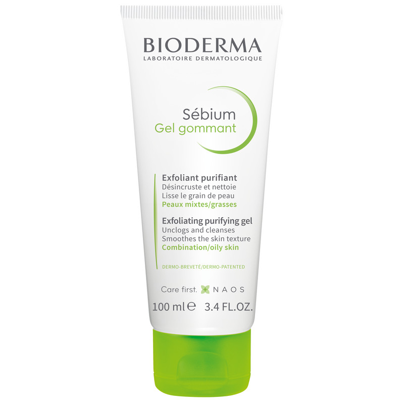 Изображение товара Гуммирующий гель для умывания Bioderma Sebium с микрогранулами 100 мл