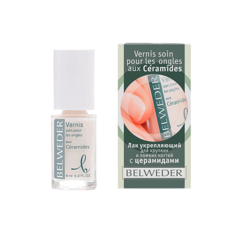Изображение товара Бельведер Лак для хрупких ногтей с церамидами 8 мл укрепление и защита