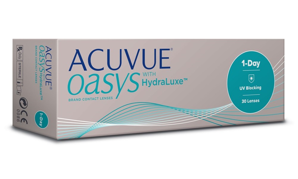 Изображение товара Контактные линзы Acuvue Oasys with Hydraluxe 30 шт для ежедневного ношения