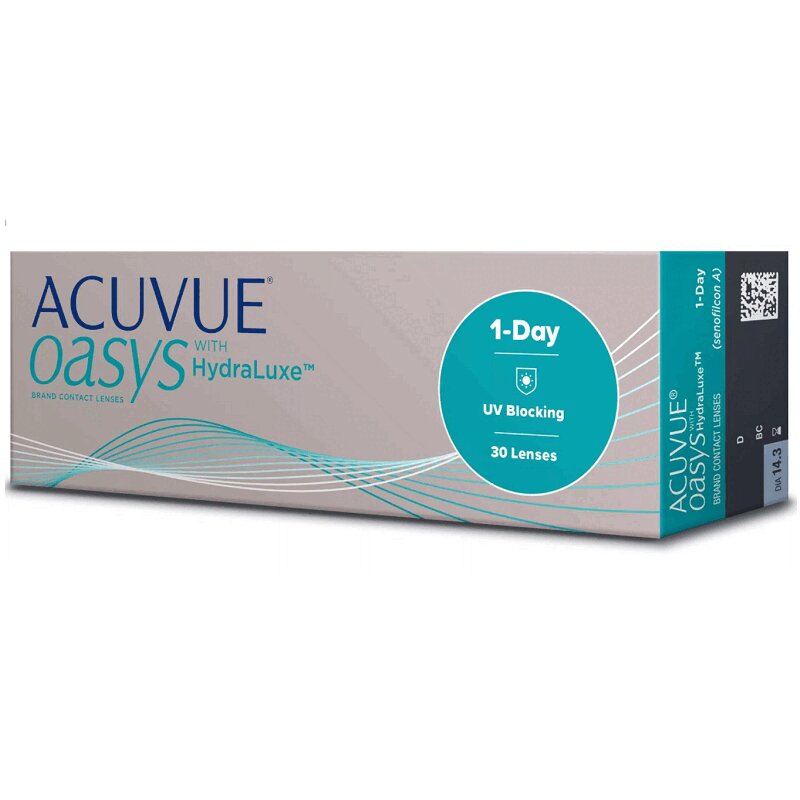Изображение товара Контактные линзы Acuvue Oasys with Hydraluxe BC=8,5 -4,75 30 шт