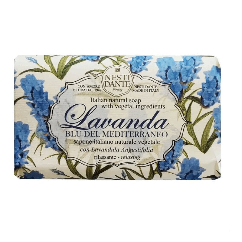 Изображение товара Мыло Средиземноморье Лаванда 150 г Nesti Dante натуральное средство для ухода