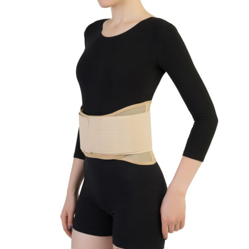 Изображение товара Бежевый ортопедический поясничный корсет W-141 размер M для поддержки спины