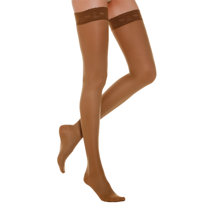 Изображение товара Компрессионные чулки Relaxsan MicroFiber Stay-Up 1 класс 140 den размер 5 телесные
