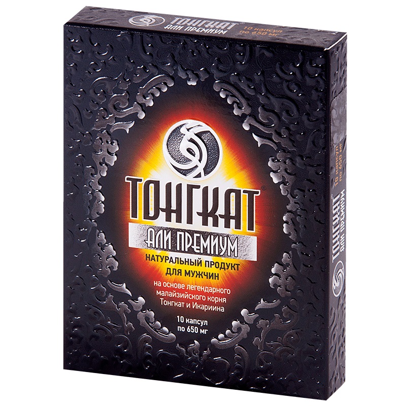 Изображение товара Тонгкат Али Премиум капсулы для повышения мужской силы 10 шт