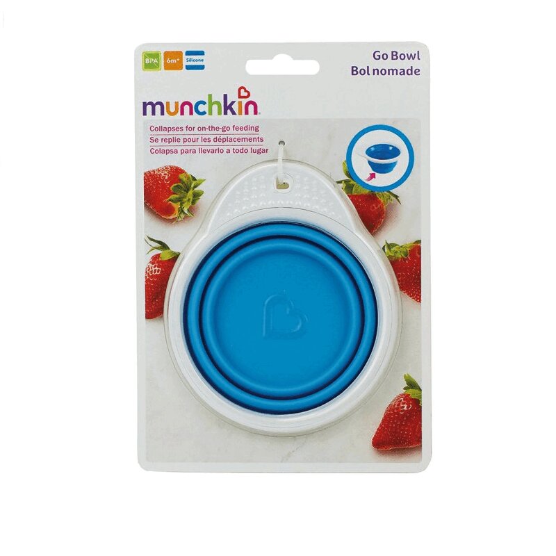Изображение товара Детская дорожная тарелка с крышкой Munchkin для детей 12+ месяцев