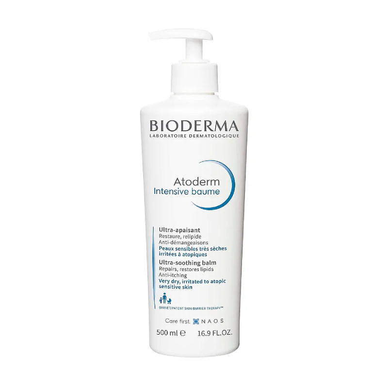 Изображение товара Bioderma Atoderm Intensive Baume - успокаивающий бальзам для очень сухой кожи 500 мл