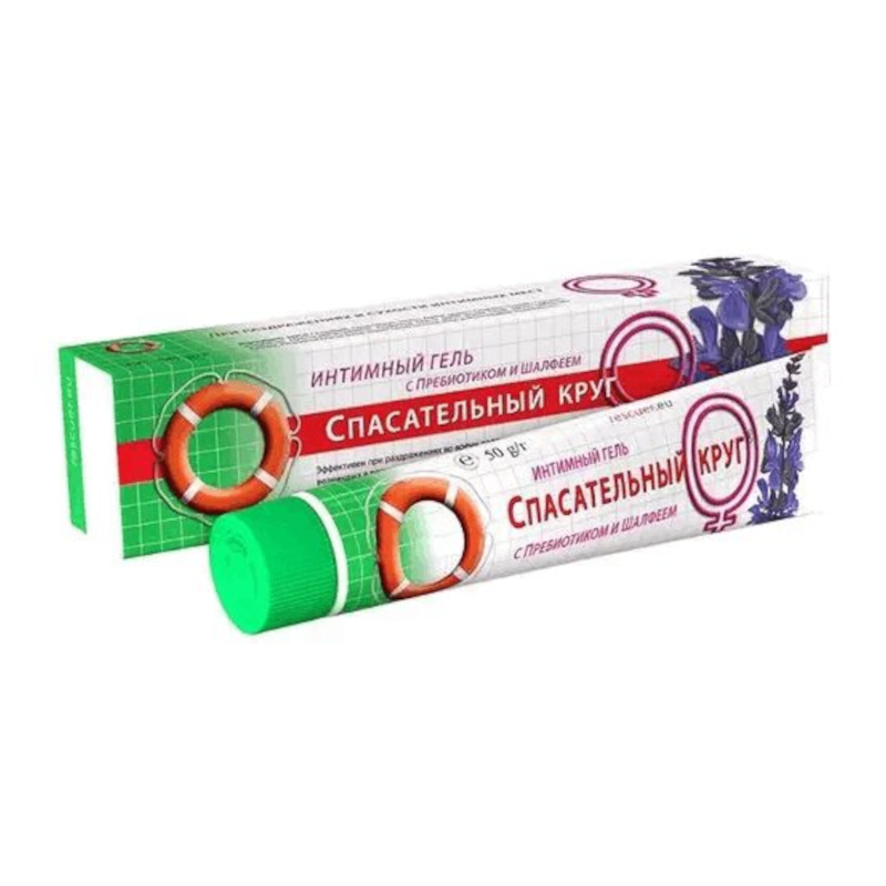 Изображение товара Спасательный круг Гель для интимных с пребиотиками Шалфей 50 г