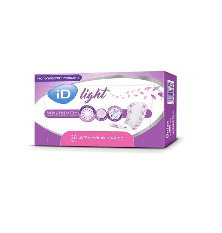 Изображение товара Прокладки урологические iD Light Ultra Mini 28 шт для мужчин и женщин