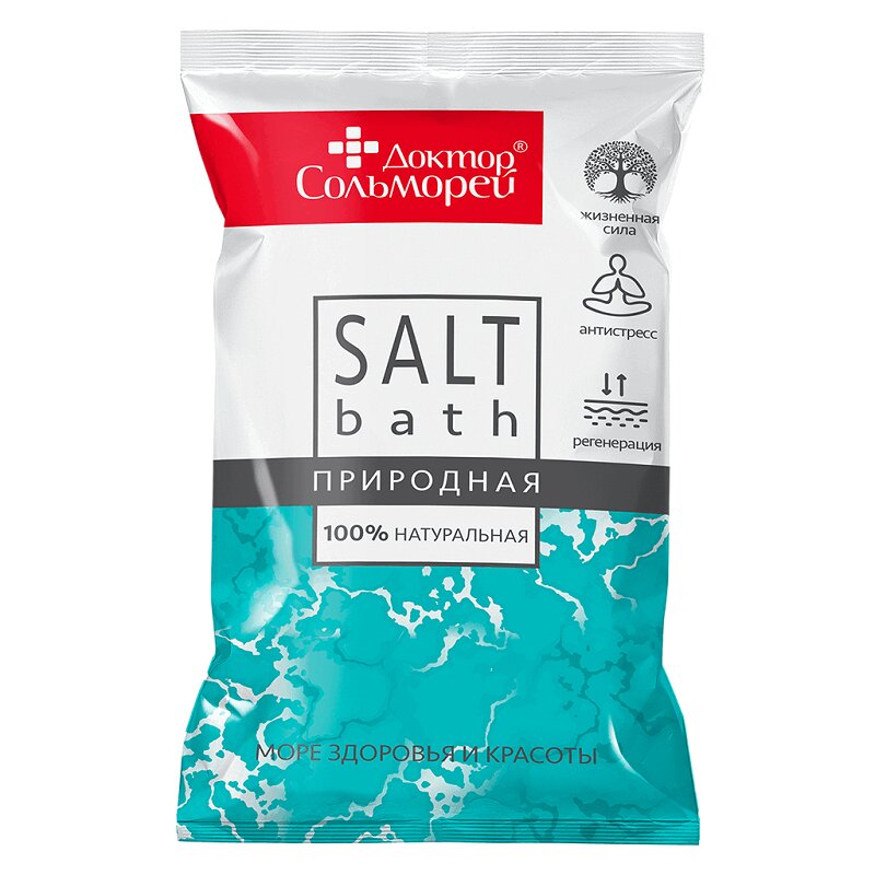 Изображение товара Доктор Сольморей Соль для ванн Природная 1000 г