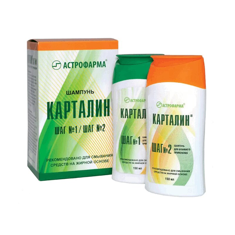 Изображение товара Карталин шампунь Шаг 1 + Шаг 2 150 мл 2 шт