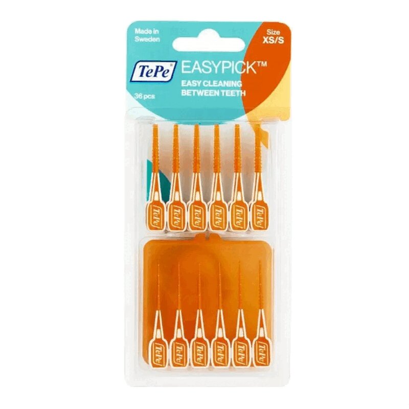 Изображение товара Межзубные ершики-зубочистки TePe ИзиПик XS/S 36 шт для гигиены полости рта