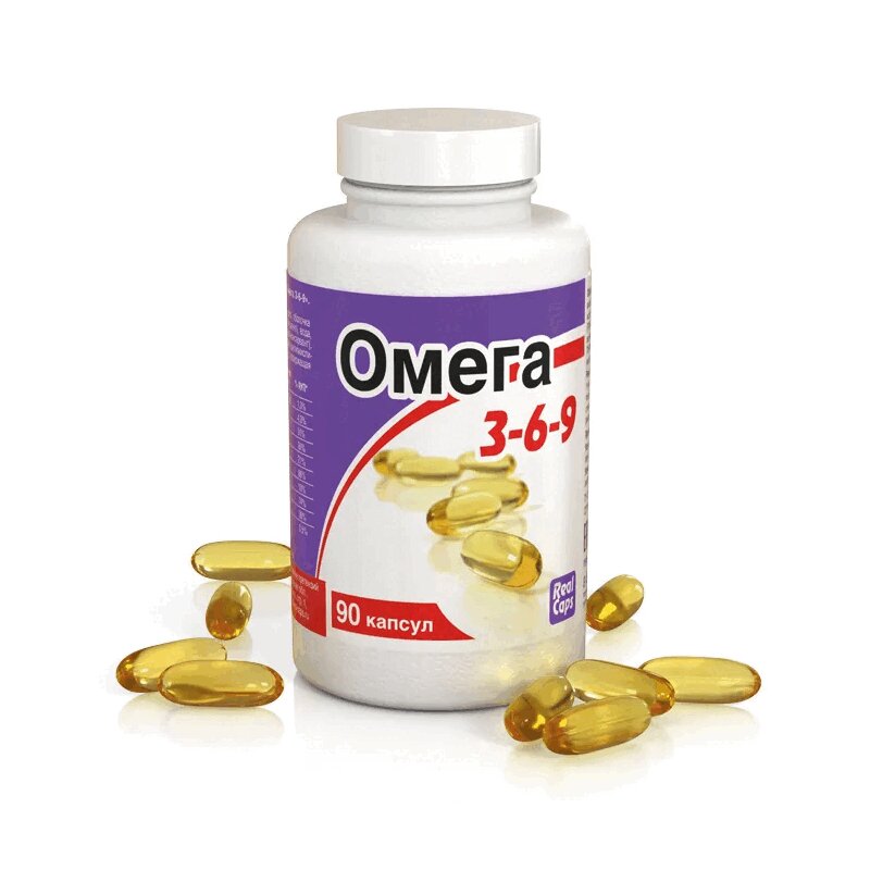 Изображение товара RealCaps Омега 3-6-9 капсулы 90 шт для здоровья сердца и кожи