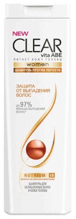 Изображение товара Шампунь CLEAR Вита ABE для женщин против выпадения волос 400 мл