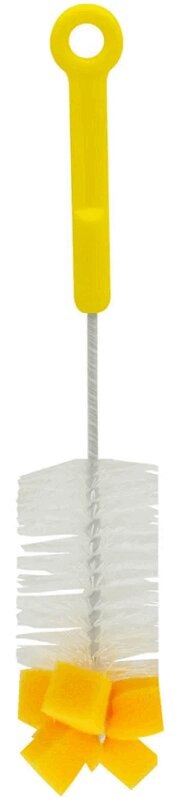 Изображение товара Лубби Ёршик с губкой для очистки бутылочек и сосков, удобное и мягкое средство для гигиены