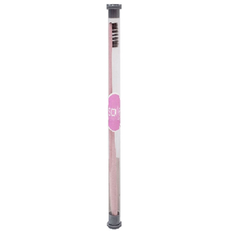 Изображение товара Зубная щетка Smile Care Bio мягкая розовая для бережной чистки зубов