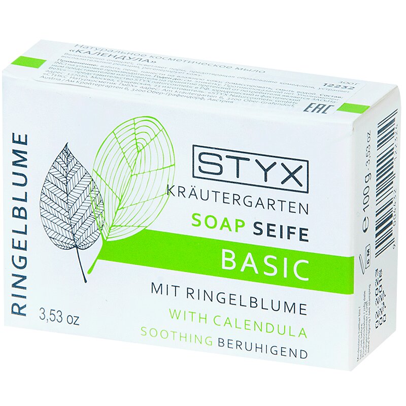 Изображение товара Косметическое Натуральное Мыло STYX Krautergarten с Календулой 100 г