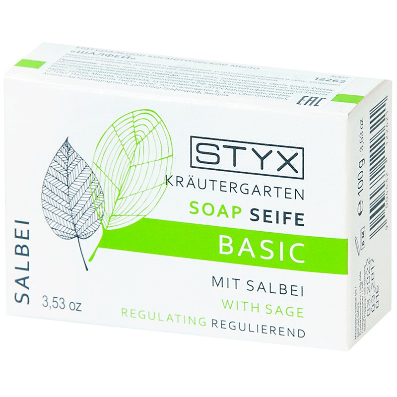 Изображение товара STYX Мыло косметическое натуральное Шалфей 100 г