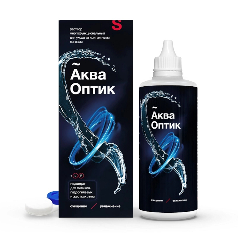 Изображение товара АкваОптик раствор для контактных линз 250 мл - дезинфекция и уход