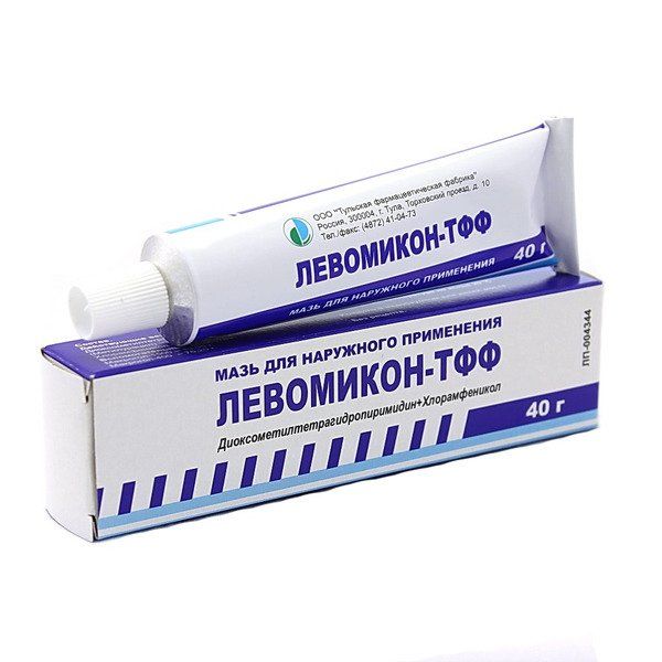 Левомикон-ТФФ мазь 40 г туба 1 шт цена в аптеке,  в Санкт .