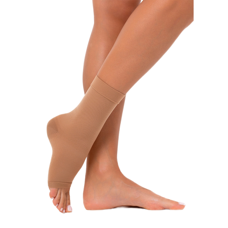 Изображение товара Интекс Бандаж на голеностоп 2 класс компрессии L бежевый для поддержки суставов