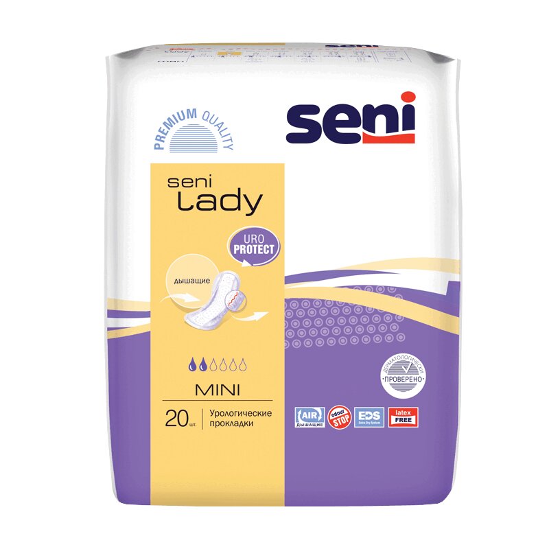 Изображение товара Seni Lady Mini урологические прокладки для женщин 20 шт