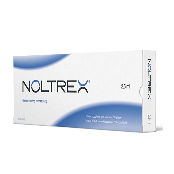 Изображение товара Нолтрекс шприц 2,5 мл для внутрисуставных инъекций, лечение остеоартроза
