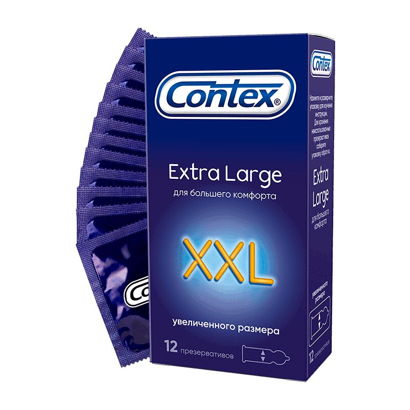 Изображение товара Презервативы Contex Extra Large 12 шт - увеличение размера и комфорт