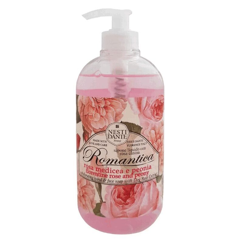Изображение товара Жидкое мыло Nesti Dante Романтика Флорентийская Роза-Пион 500 мл