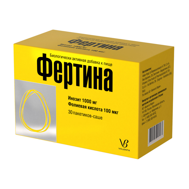 Изображение товара Фертина порошок для восстановления гормонального баланса и репродуктивного здоровья 30 шт