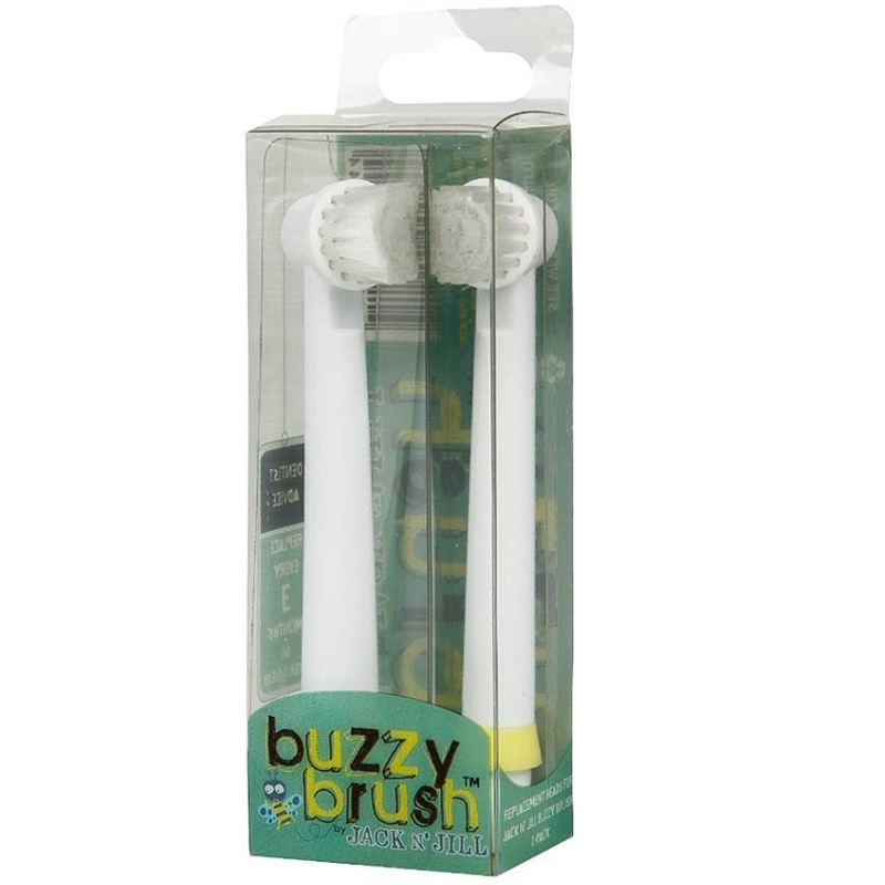 Изображение товара Насадки зубные сменные Jack N' Jill Buzzy, 2 шт для электрической щетки