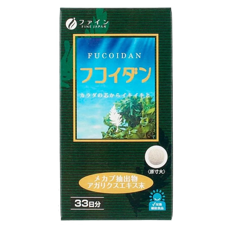 Изображение товара Fine Japan Фукоидан таблетки 198 шт — натуральный иммуномодулятор для здоровья