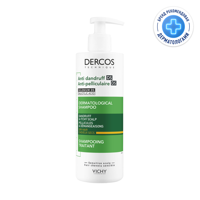 Изображение товара Vichy Dercos Шампунь против перхоти для сухих волос 390 мл