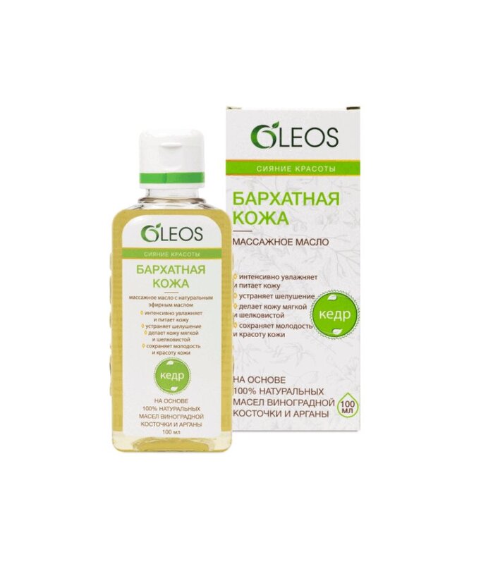 Изображение товара Oleos Масло массажное Бархатная кожа 100 мл - уход за кожей